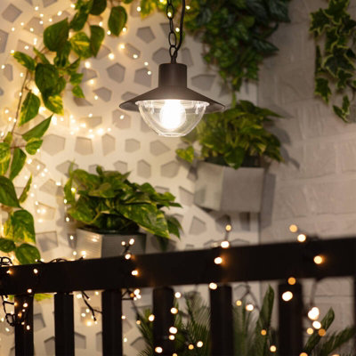 Edit Neiva Pendant Porch Lantern Black from B&Q