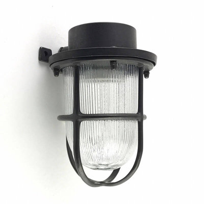 Portwest Westport Coastal Whitby Outdoor Wall Light Oxidised Black from B&Q