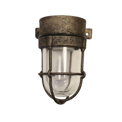 Portwest Westport Coastal Lagoon Outdoor Wall Light Pewter from B&Q
