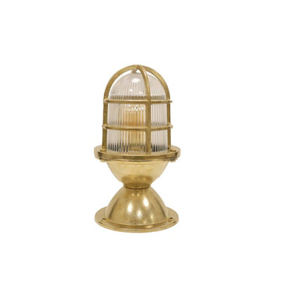Portwest Westport Coastal Naval Outdoor Pedestal Light Brass from B&Q