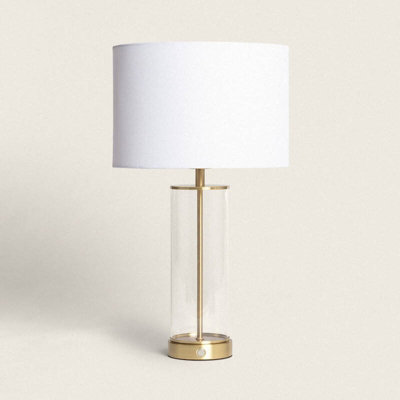 Edit Echo Usb Rechargeable Glass Touch Table Lamp Brass from B&Q