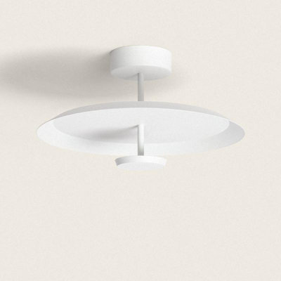 Edit Ariella Led Semi-Flush Ceiling Light White from B&Q