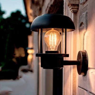 Edit Graham Outdoor Wall Light Black from B&Q