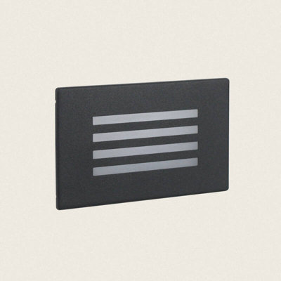 Edit Baliza Led Recessed Outdoor Wall Light Black from B&Q