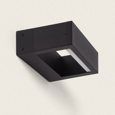 Edit Ebony Led Outdoor Up & Down Wall Light Black from B&Q
