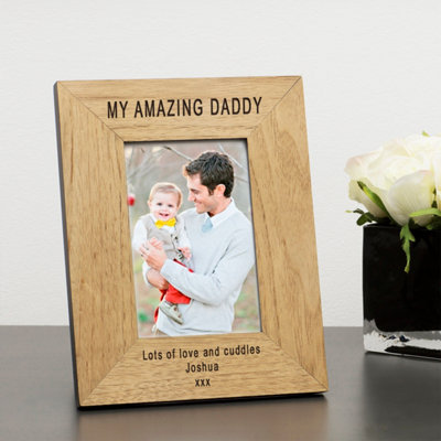  - Personalised Wood Picture Frame 245 X 195mm