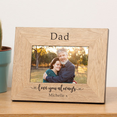  - Personalised Love You Always Wood Picture Frame 7 X 5 Inch