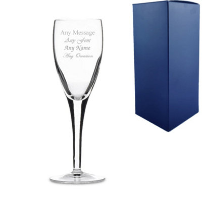  - Personalised Engraved 160Ml Michelangelo Champagne Flute Gift Box