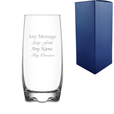  - Personalised Engraved 390Ml Adora Hiball Tumbler Gift Box