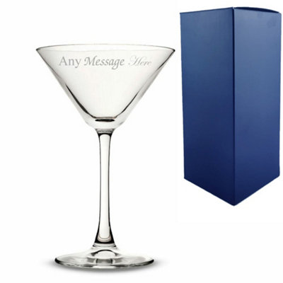  - Personalised Engraved Enoteca Martini Glass