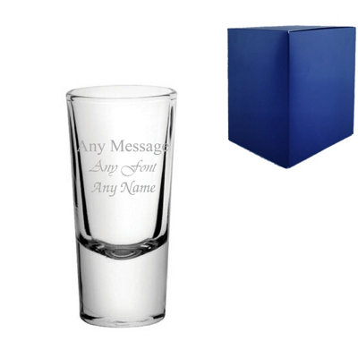  - Personalised Engraved Shooter Shot Glass 10Oz 25Ml