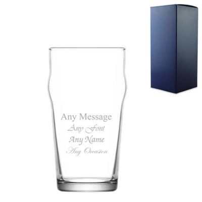  - Engraved 570Ml Pint Pint Glass With Gift Box