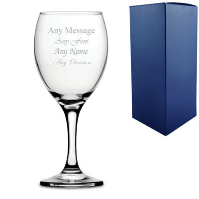  - Personalised Engraved Imperial 16Oz Wine Glass