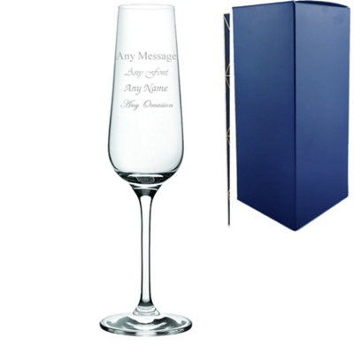  - Personalised Engraved 6Oz Invitation Champagne Flute