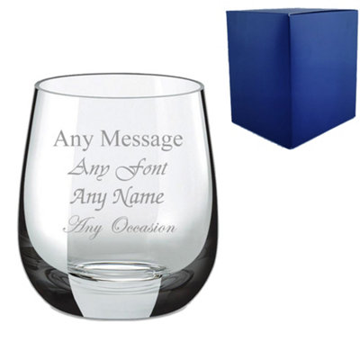  - Personalised Engraved 12.75Oz Lunar Whiskey Tumbler