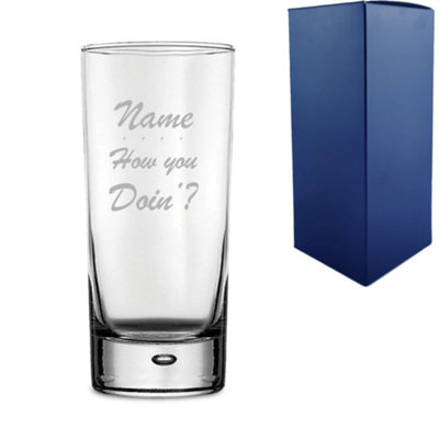  - Personalised Funny How You Doin' Novelty Hiball Tumbler With Gift Box