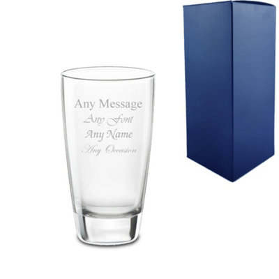  - Personalised Engraved 455Ml Nadia Cocktail Hiball Glass Gift Box