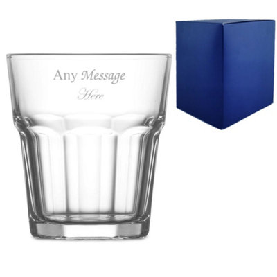  - Personalised Engraved 305Ml Aras Hiball Whiskey Glass With Gift Box