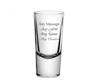  - Personalised Engraved 2Oz Side Shot Glass Birthday Gift For A Friend