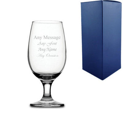  - Personalised Engraved 12.5Oz Maldive Cider Pint Glass Gift Box