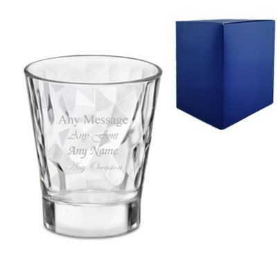  - Personalised Engraved 80Ml Diamond Shot Glass