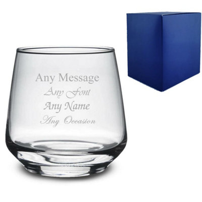  - Personalised Engraved 345Ml Tallo Whiskey Glass