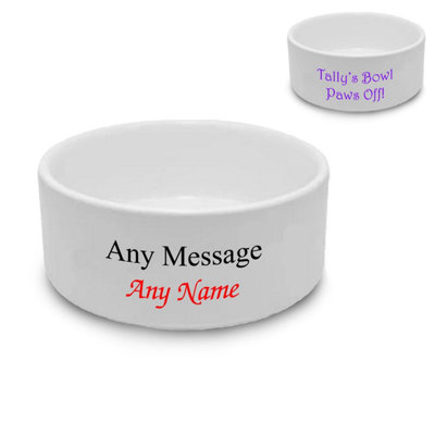  - Personalised Dog Bowl 18.5 X 8Cm
