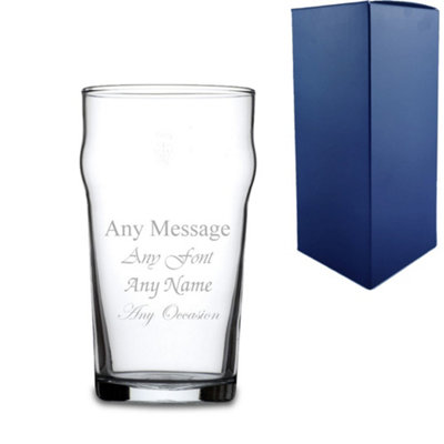  - Personalised Engraved Nonic Pint Glass