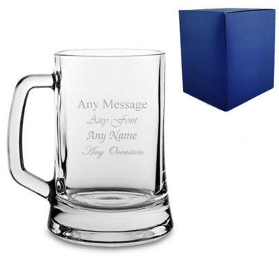  - Personalised Engraved 16Oz Tankard Gift Boxed