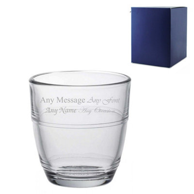  - Engraved 160Ml Curved Stacking Tumbler Gift Box