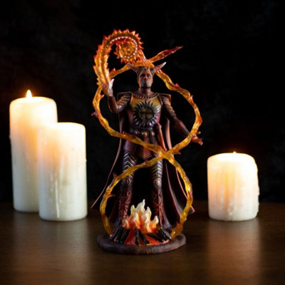  - Fire Elemental Wizard Figurine By Anne Stokes