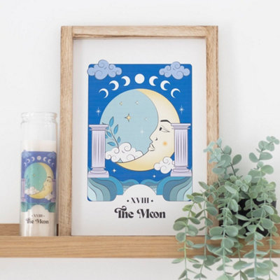  - The Moon Celestial Framed Wall Print