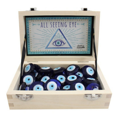  - All Seeing Eyes Glass Ornaments 16.5 X 11.5 X 5.7Cm Set Of 36