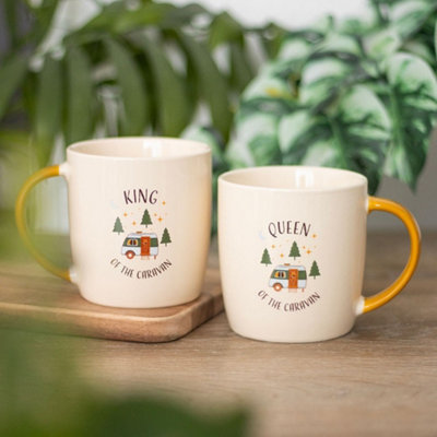  - Camping King And Queen Couples Mug Set