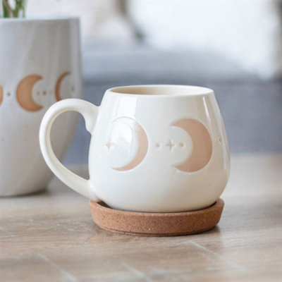  - Moon Phase Rounded New Bone China Mug 14 X 10.5 X 9.5Cm