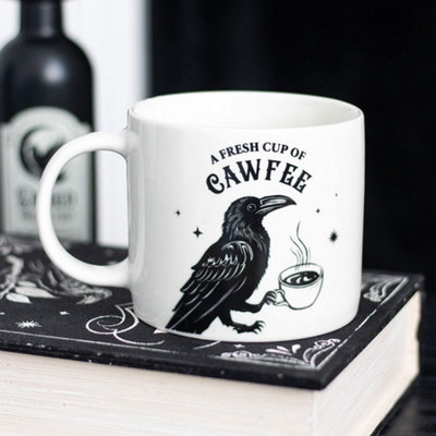  - Fresh Cup Of Cawfee Raven Ceramic Mug 13 X 9.5 X 8Cm