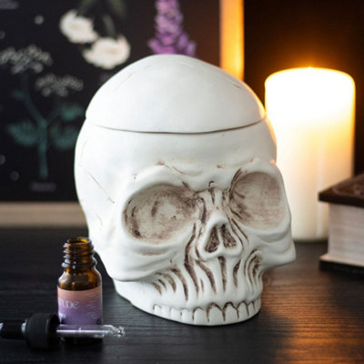  - Weathered Skull Oil Burner And Wax Warmer