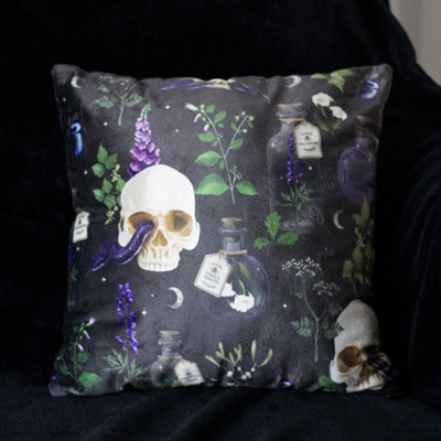  - 35Cm Square Venom & Vines Print Cushion