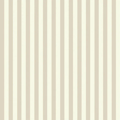 I Love Wallpaper Classic Stripe Wallpaper In Magnolia And Sandstone from B&Q