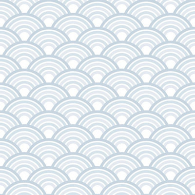 I Love Wallpaper Rainbow Magic Wallpaper In Blue And White from B&Q