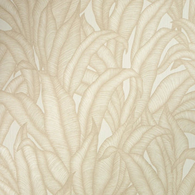 I Love Wallpaper Riviera Tropical Wallpaper In Cream from B&Q