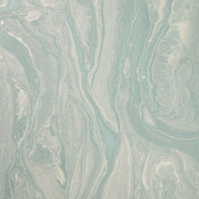 I Love Wallpaper Monsoon Metallic Wallpaper In Duck Egg And Pearl from B&Q