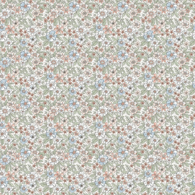 I Love Wallpaper Ditsy Gardenia Wallpaper In SageSoft Blues And Peach from B&Q