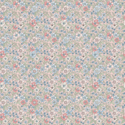 I Love Wallpaper Ditsy Gardenia Wallpaper In Soft Blue And Sage On Soft Pink from B&Q