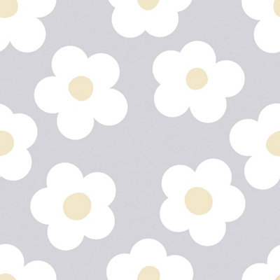 I Love Wallpaper Ditsy Daisy Wallpaper In Lavender from B&Q
