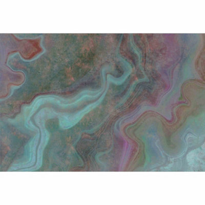 AS Creation Marble Ink Digital Mural 400cm Blue - Image 4