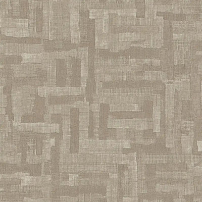 I Love Wallpaper Hessian Weave Wallpaper In Fawn And Beige from B&Q