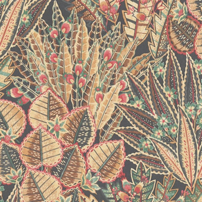 I Love Wallpaper Desert Flora Wallpaper In Terracotta And Teal from B&Q