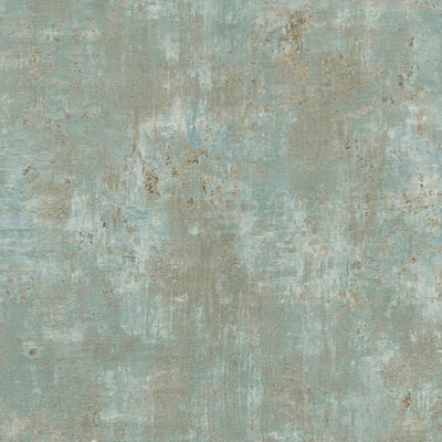 I Love Wallpaper Woven Sands Wallpaper In Gold On Teal from B&Q