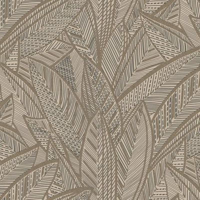 I Love Wallpaper Sketched Feathers Wallpaper In Taupe from B&Q